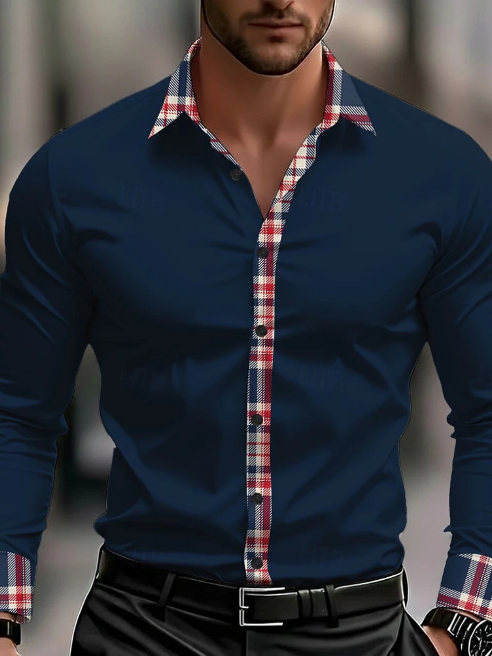 เสื้อเชิ้ตแขนยาวสไตล์ลำลองสำหร - Street Fashion Events บทวิจารณ์และราคา