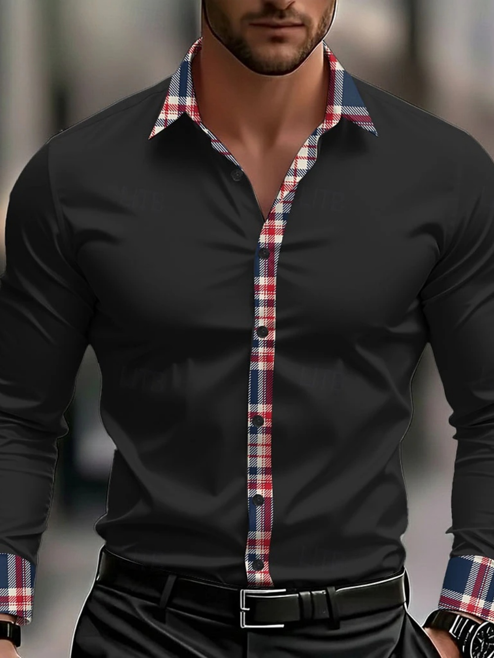 เสื้อเชิ้ตแขนยาวสไตล์ลำลองสำหร - Street Fashion Events บทวิจารณ์และราคา