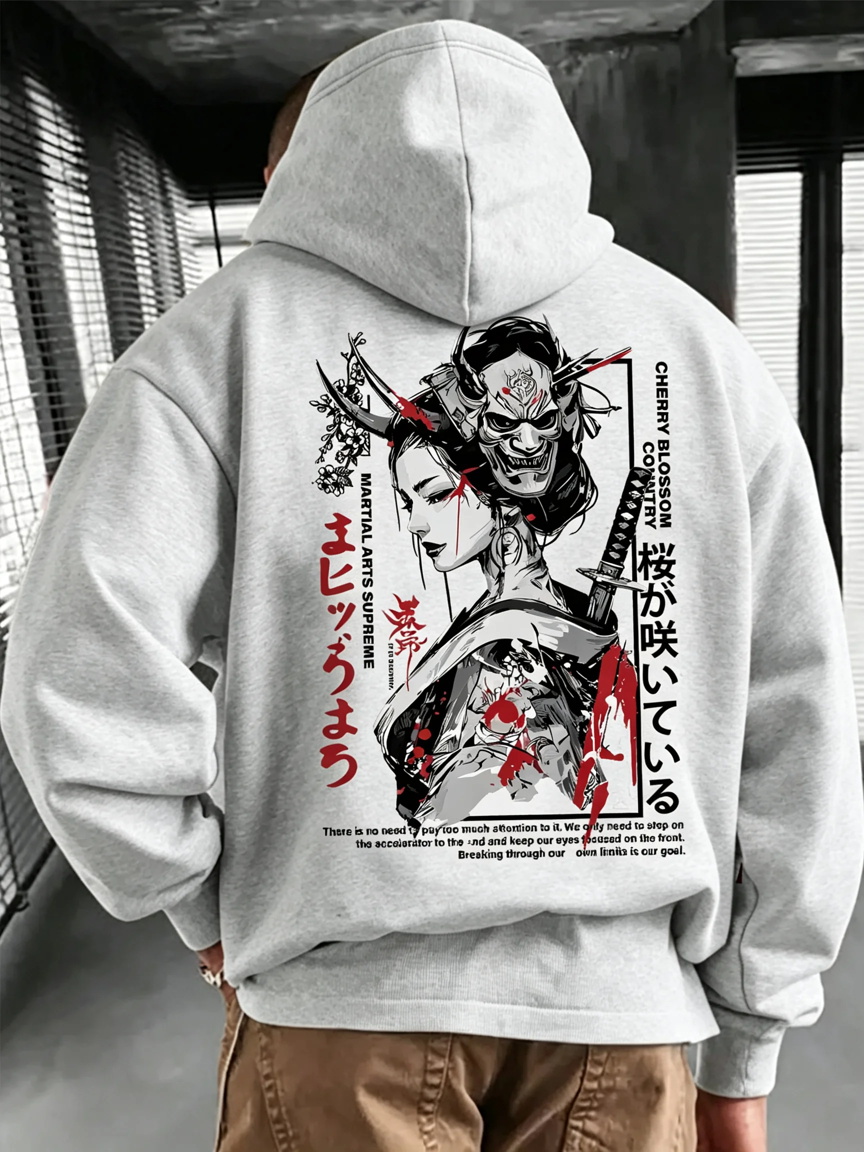 เสื้อฮู้ดมีซิปพิมพ์ลายแฟชั่นนั - Street Fashion Zip Up Hoodie บทวิจารณ์และราคา