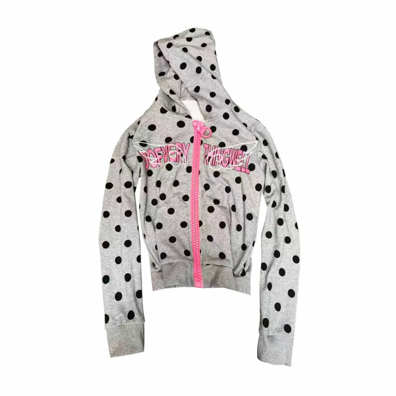 แฟชั่นสตรีทสไตล์อเมริกันเรโทรย - Street Fashion Zip Up Hoodie บทวิจารณ์และราคา