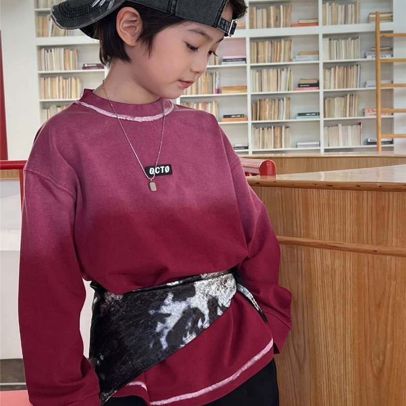 เสื้อยืดเด็กชายเด็กหญิง ฤดูใบไ - Street Fashion Korean Girl บทวิจารณ์และราคา