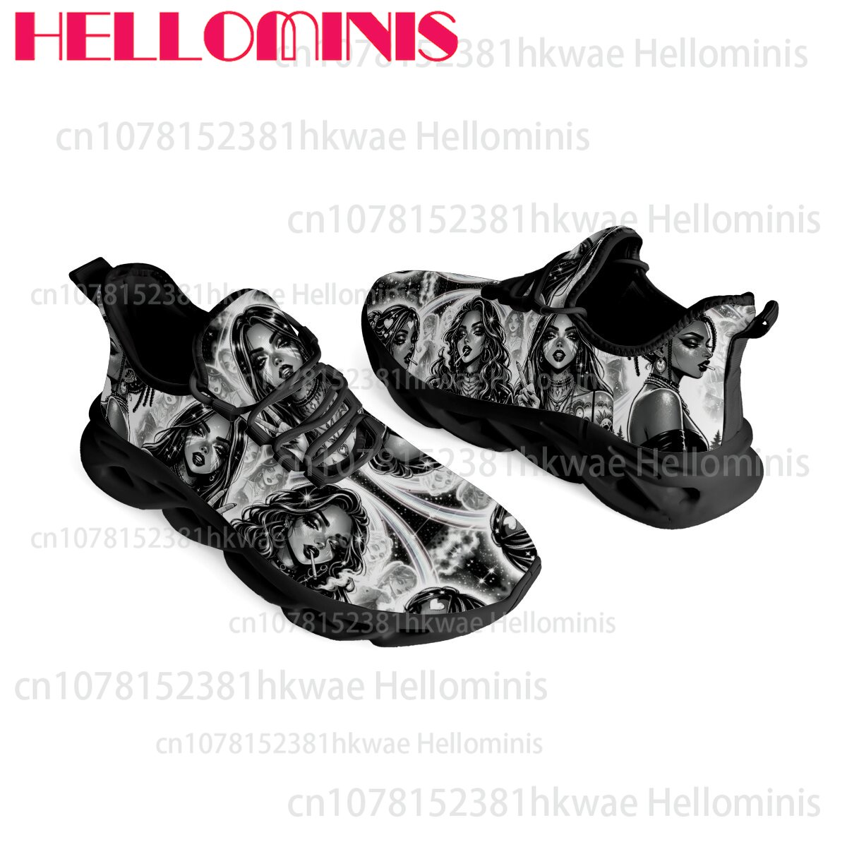 รองเท้าผ้าใบพื้นหนาแบบโปร่งลาย - Street Fashion Walk บทวิจารณ์และราคา