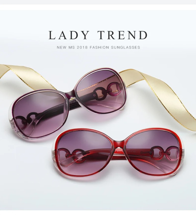 แว่นกันแดดทรงวงรีคุณภาพสูงสไตล - Street Fashion Brands บทวิจารณ์และราคา