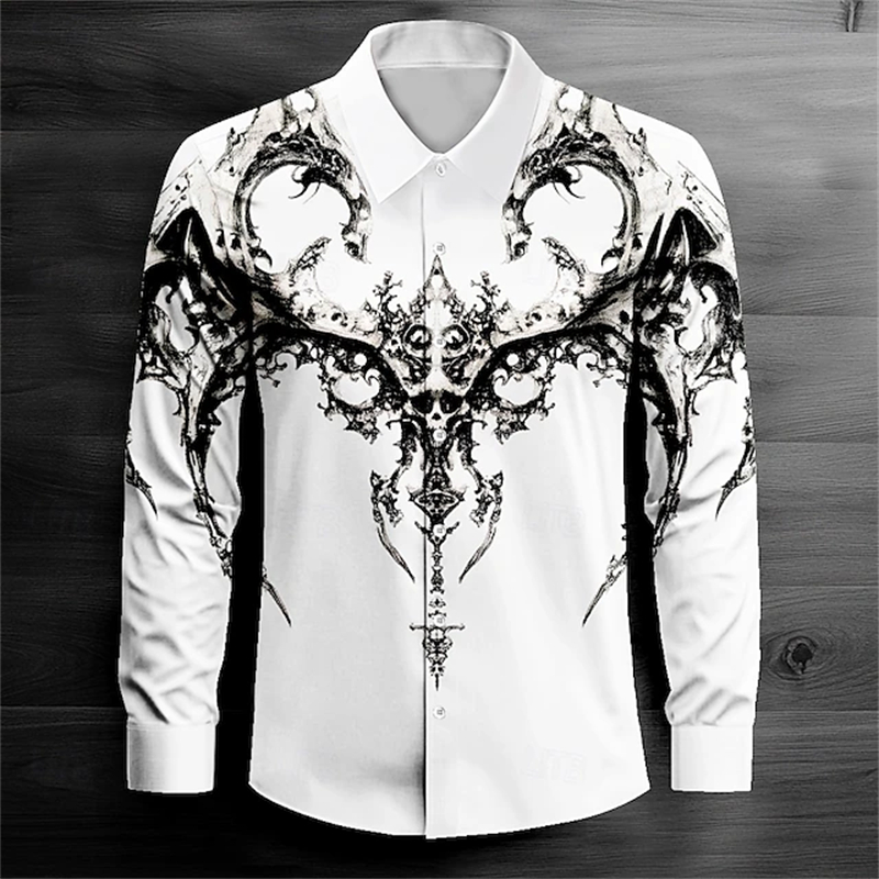 เสื้อเชิ้ตแขนยาวผู้ชายแฟชั่นลำ - Street Fashion Events บทวิจารณ์และราคา