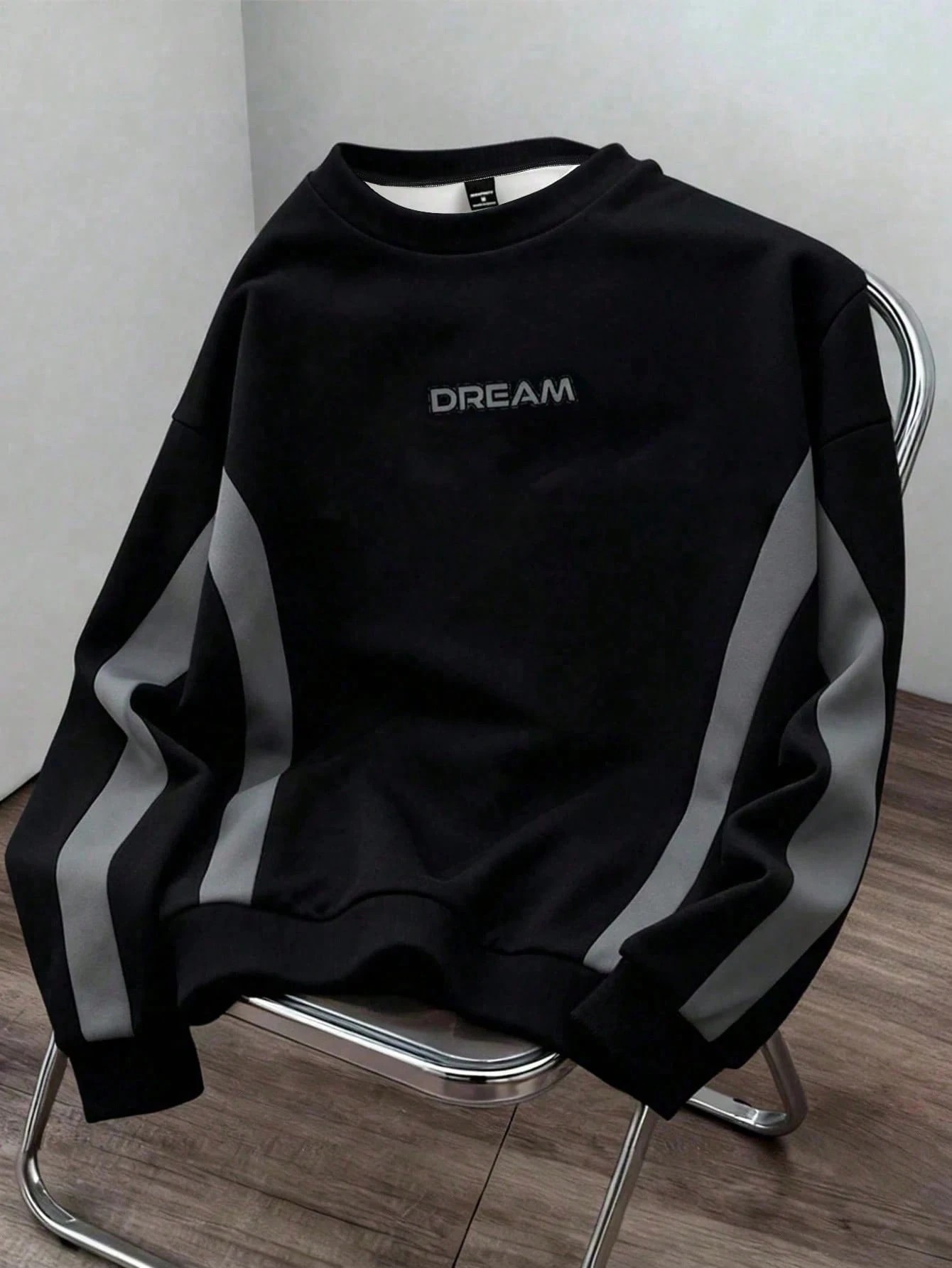 เสื้อสเวตเตอร์คอกลมสำหรับผู้ชา - Fashion Streetwear บทวิจารณ์และราคา
