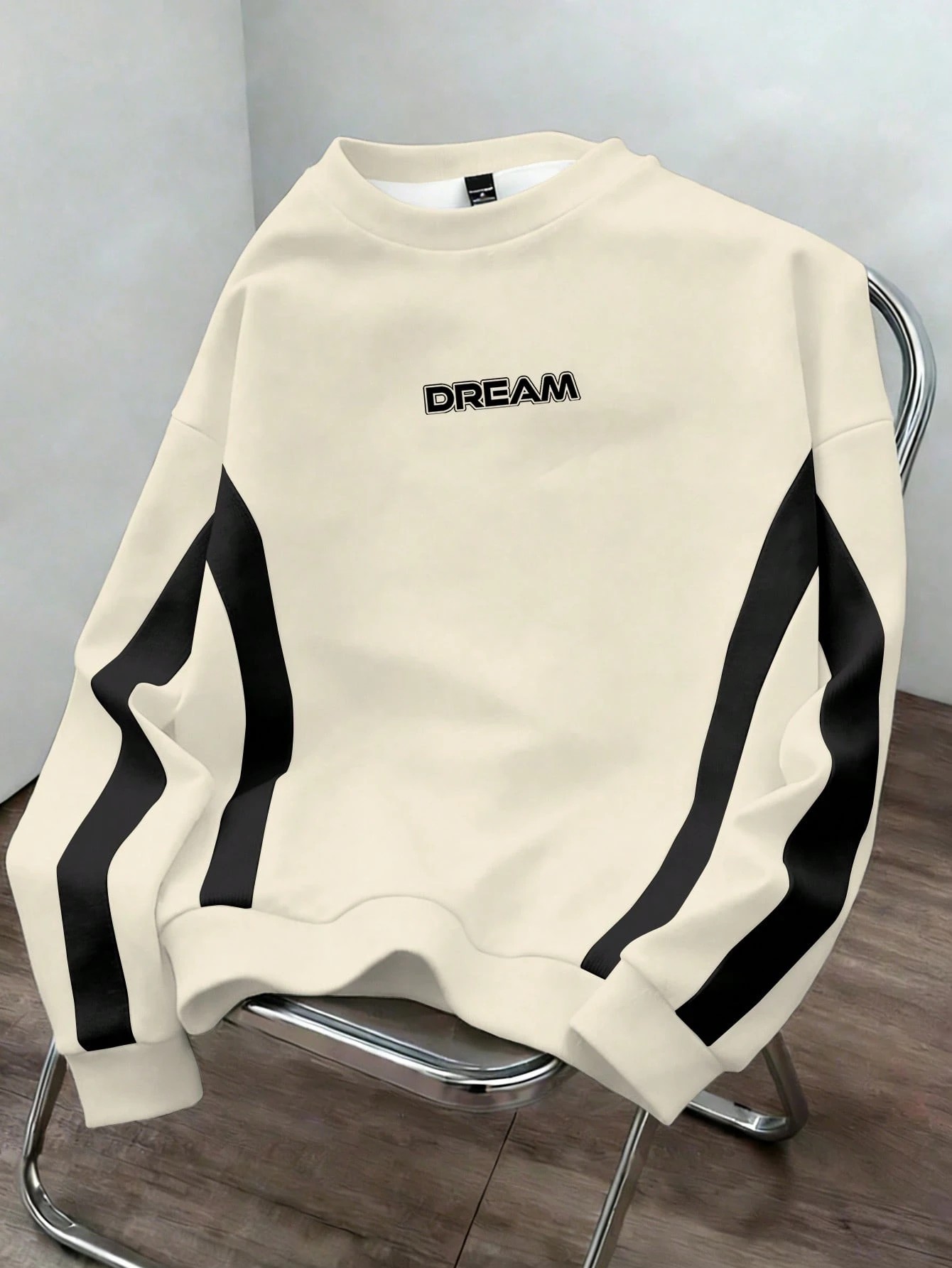 เสื้อสเวตเตอร์คอกลมสำหรับผู้ชา - Fashion Streetwear บทวิจารณ์และราคา