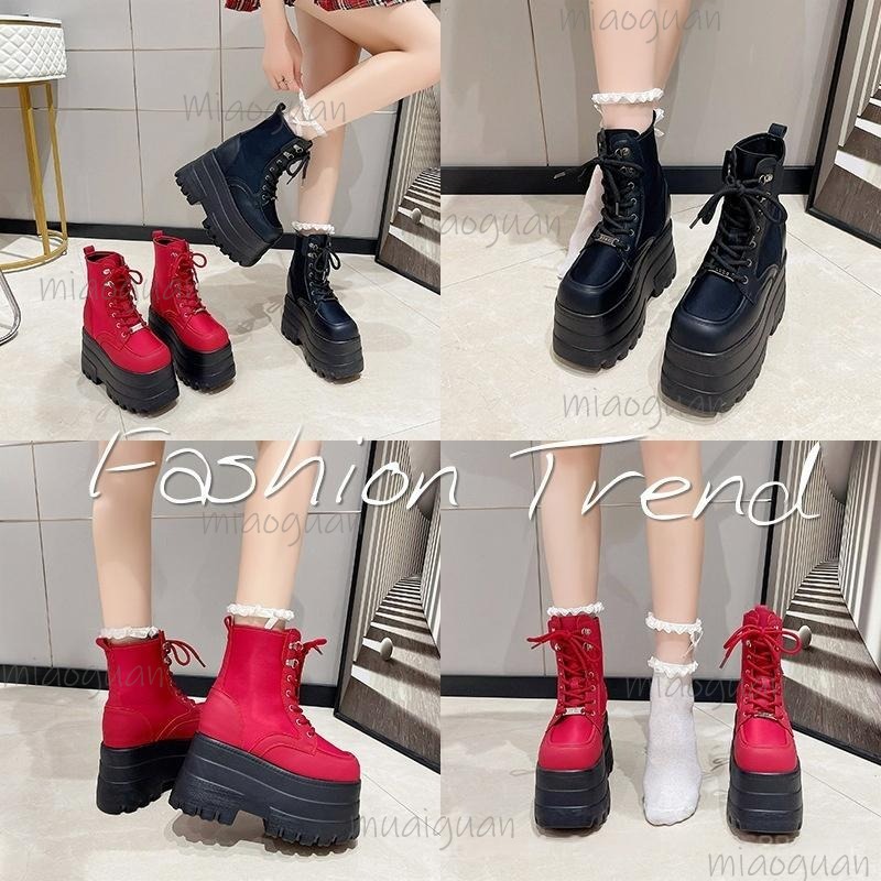 รองเท้าบูทส้นตึกสูงพิเศษสำหรับ - Street Fashion Punk บทวิจารณ์และราคา