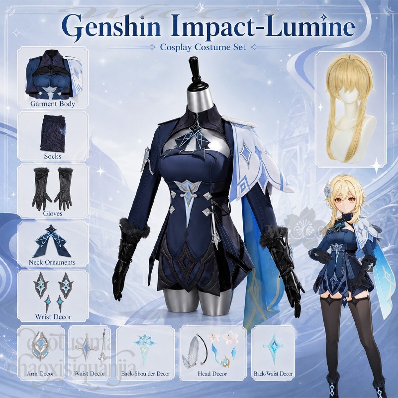 ชุดคอสเพลย์เกมอนิเมะ Genshin I - Street Fashion Anime บทวิจารณ์และราคา