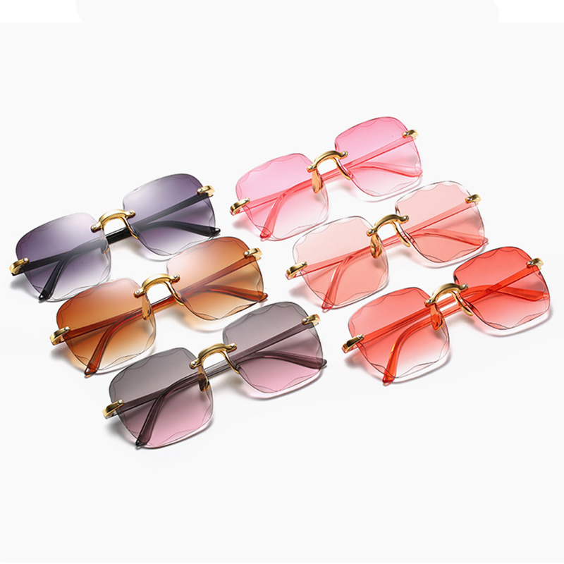 1/3 ชิ้น แว่นกันแดดผู้หญิงไร้ก - Street Fashion Brands บทวิจารณ์และราคา