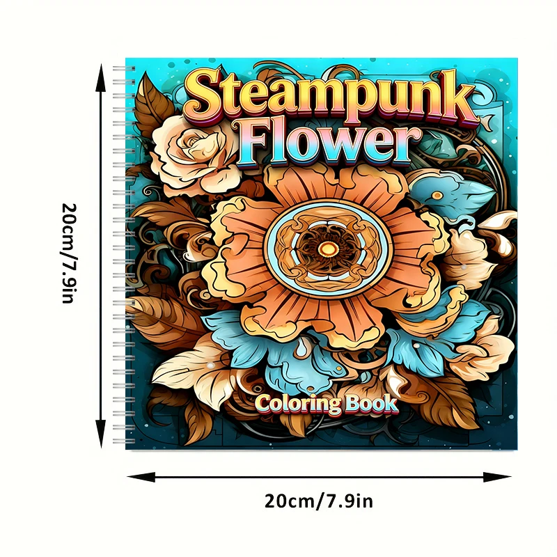 สมุดระบายสีดอกไม้สไตล์สตีมพังก - Street Fashion Punk บทวิจารณ์และราคา