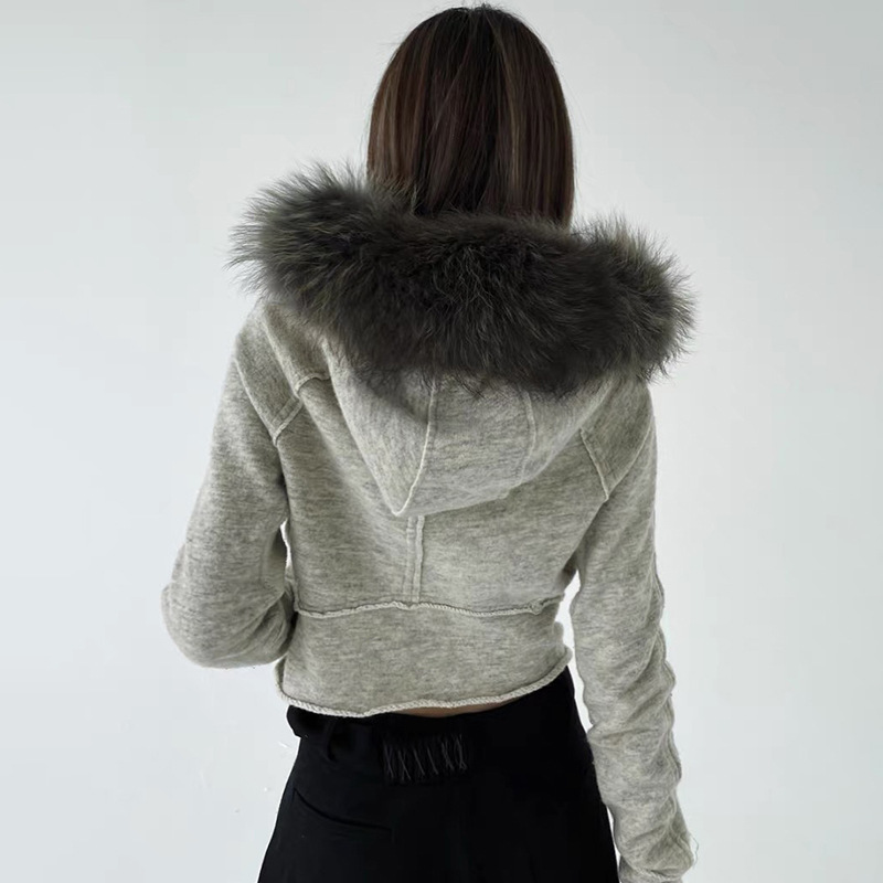 วินเทจแฟชั่นZip Upผู้หญิงเสื้อ - Street Fashion Zip Up Hoodie บทวิจารณ์และราคา
